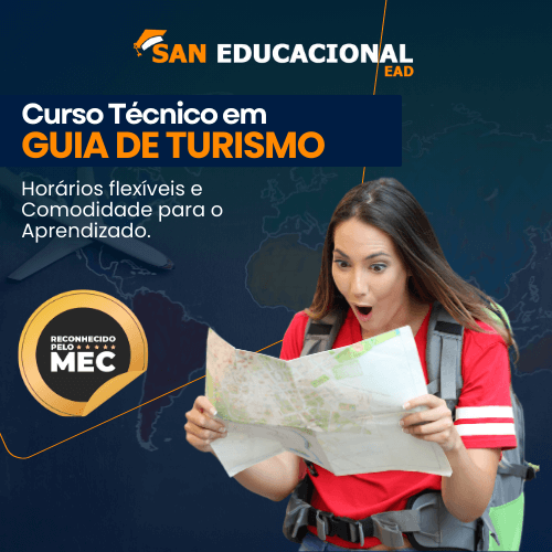 San Educacional EAD Curso Técnico em Guia de Turismo EAD